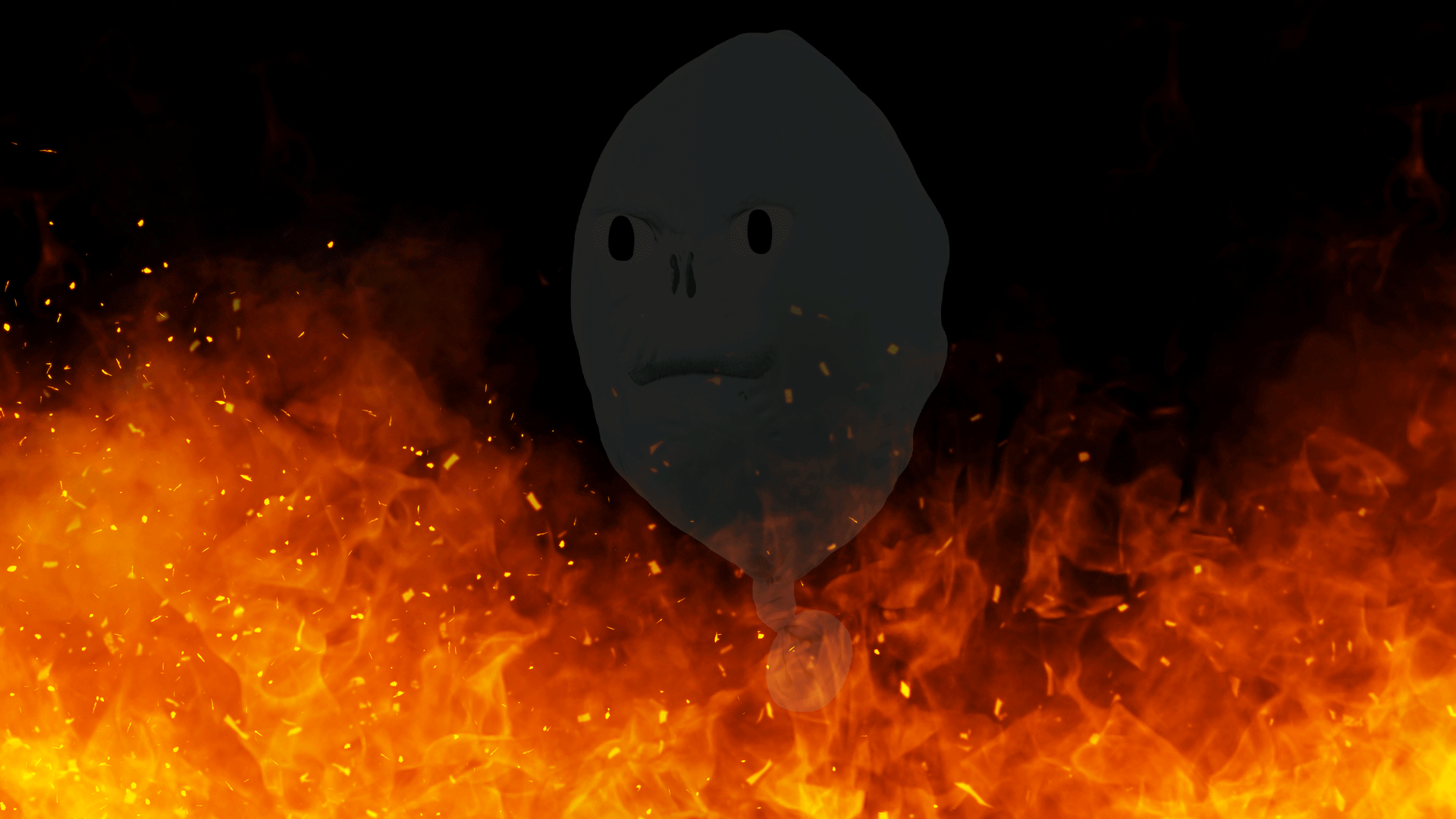 Voldemort and a big fire