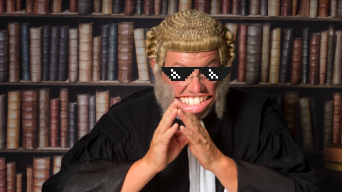 An actual judge