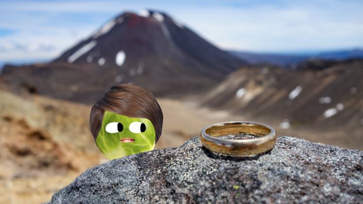 Hobbit with ring