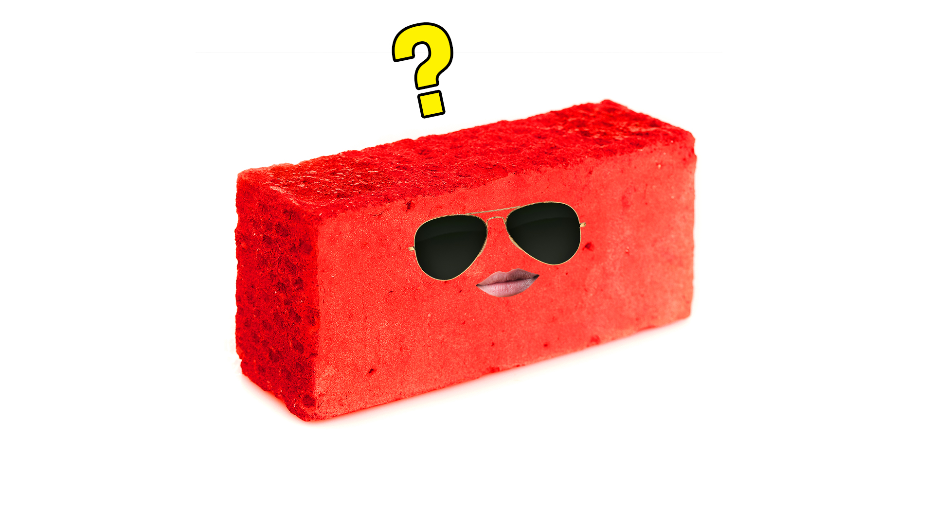 A mysterious red brick