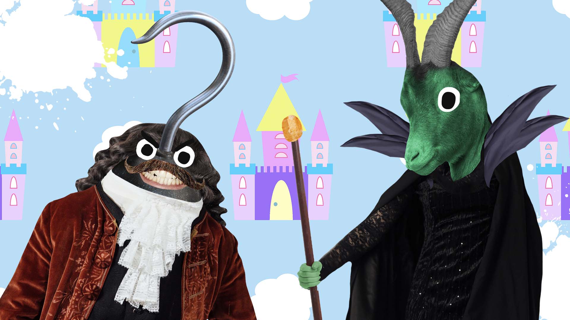 Captain Hook and Maleficent