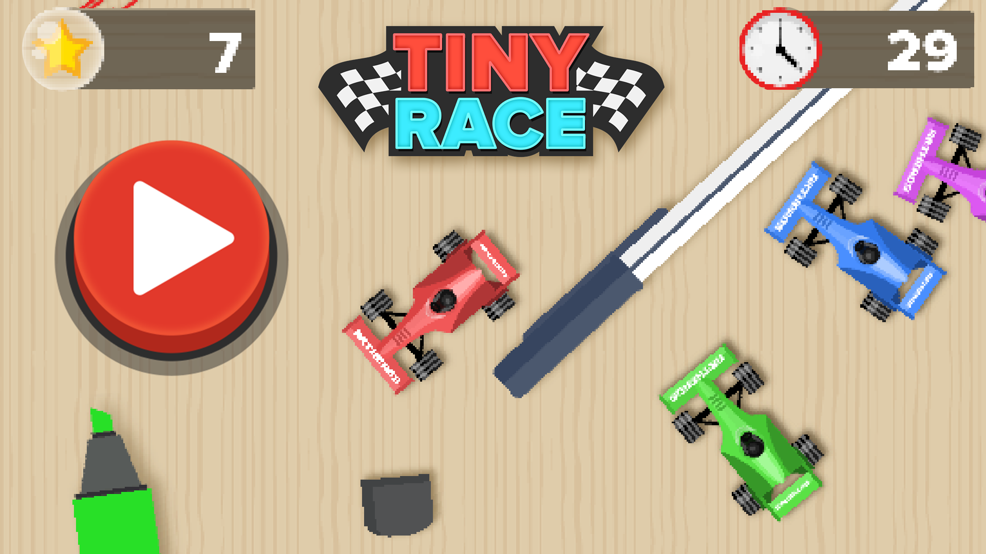 Tap to play Tiny Racer