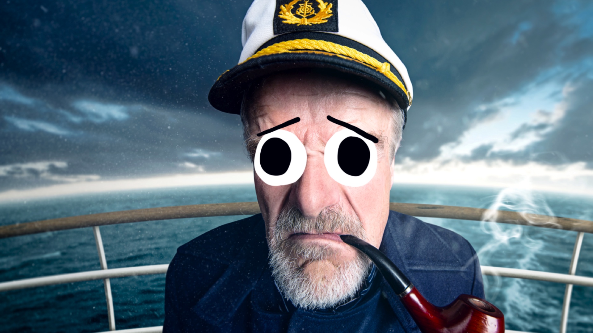 A sad looking sailor 
