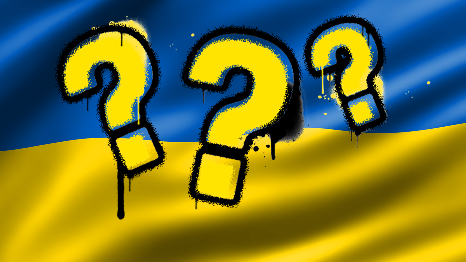 Flag with question marks