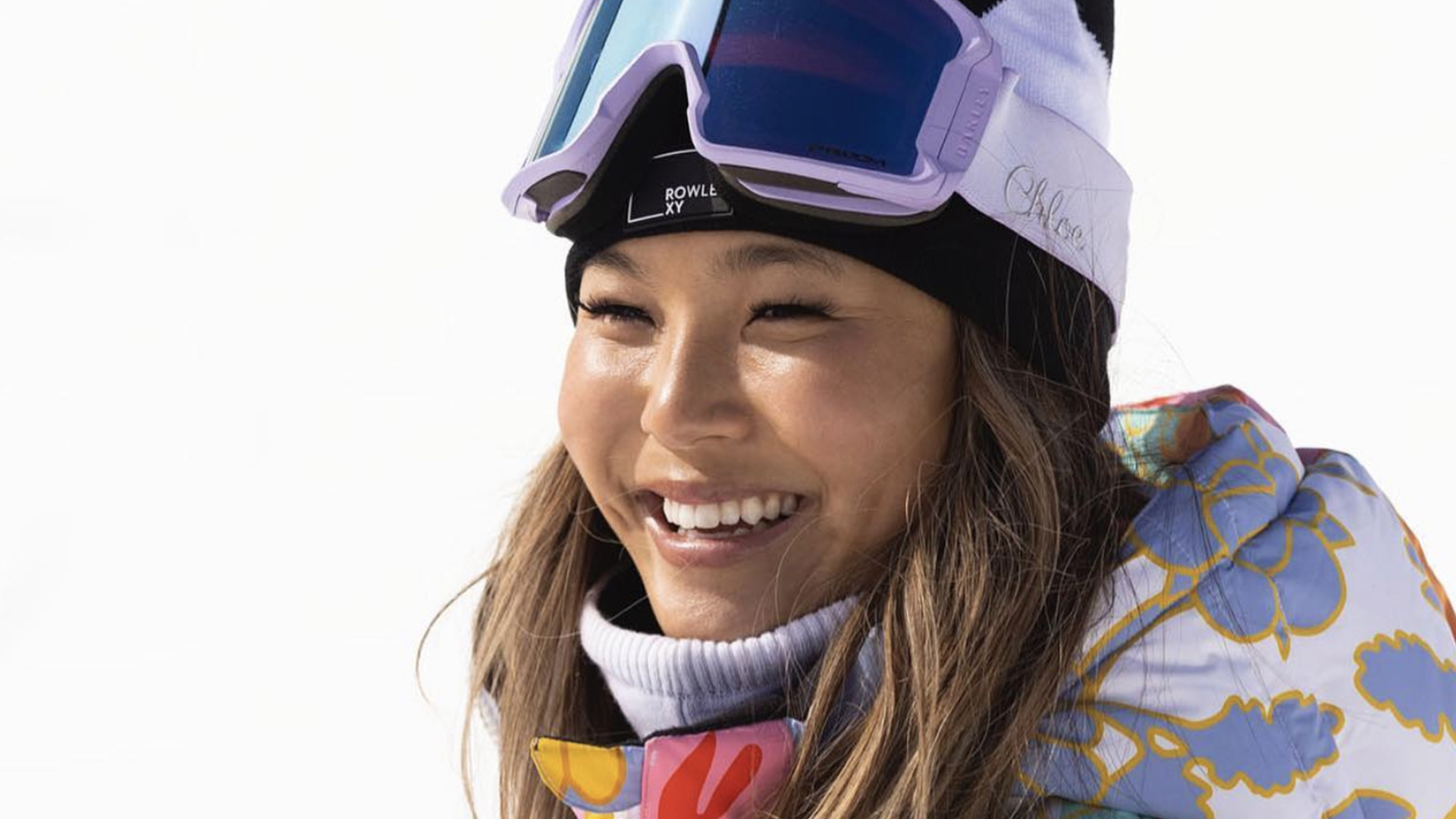 Chloe Kim smiling