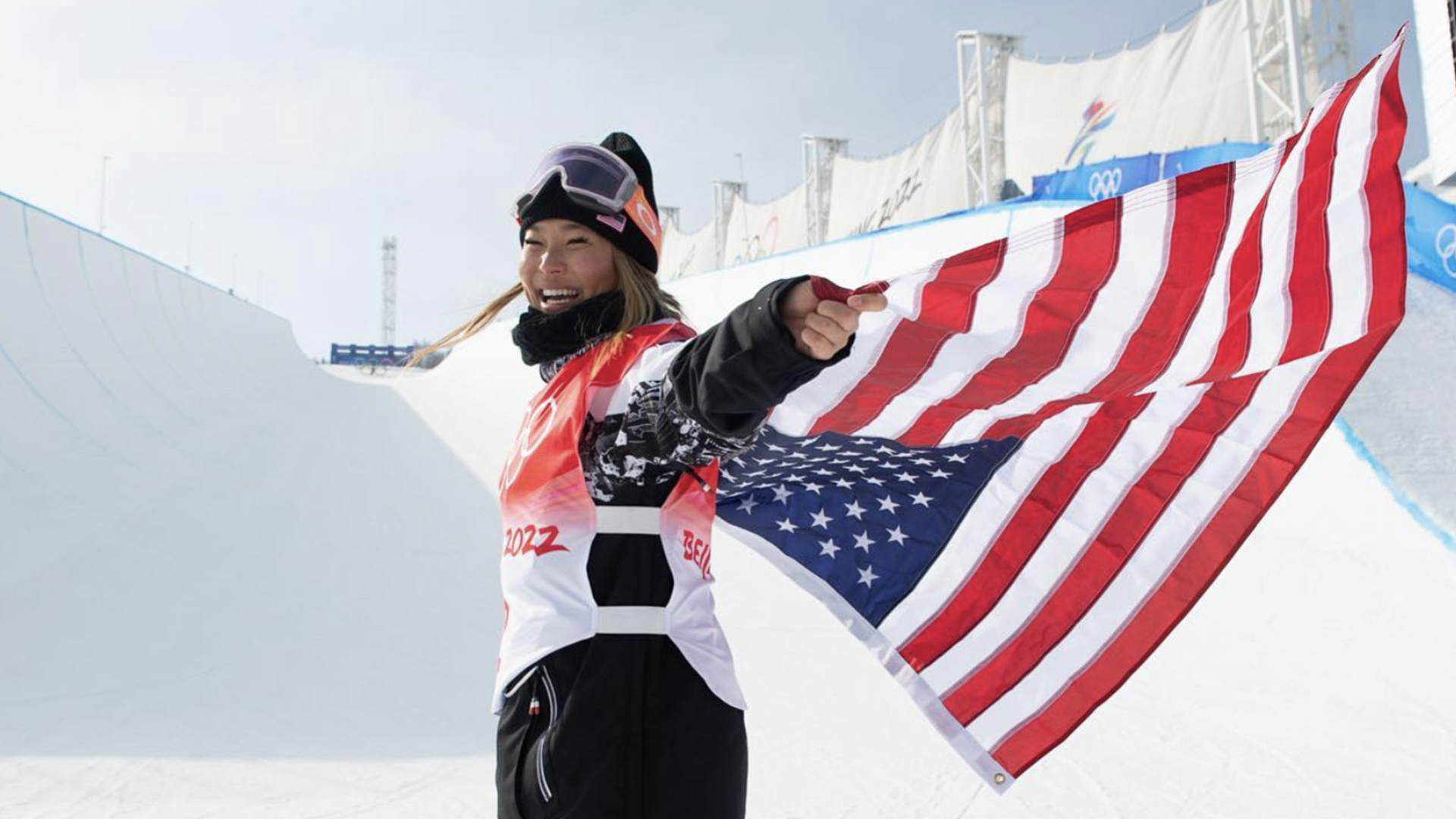 Chloe Kim at the Beijing Winter Olympics