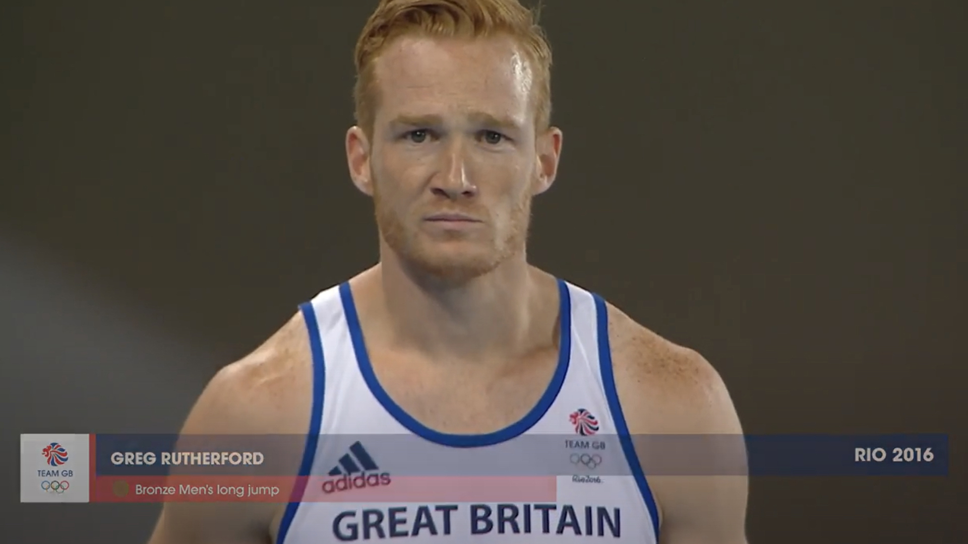 Greg Rutherford at the Rio Olympics