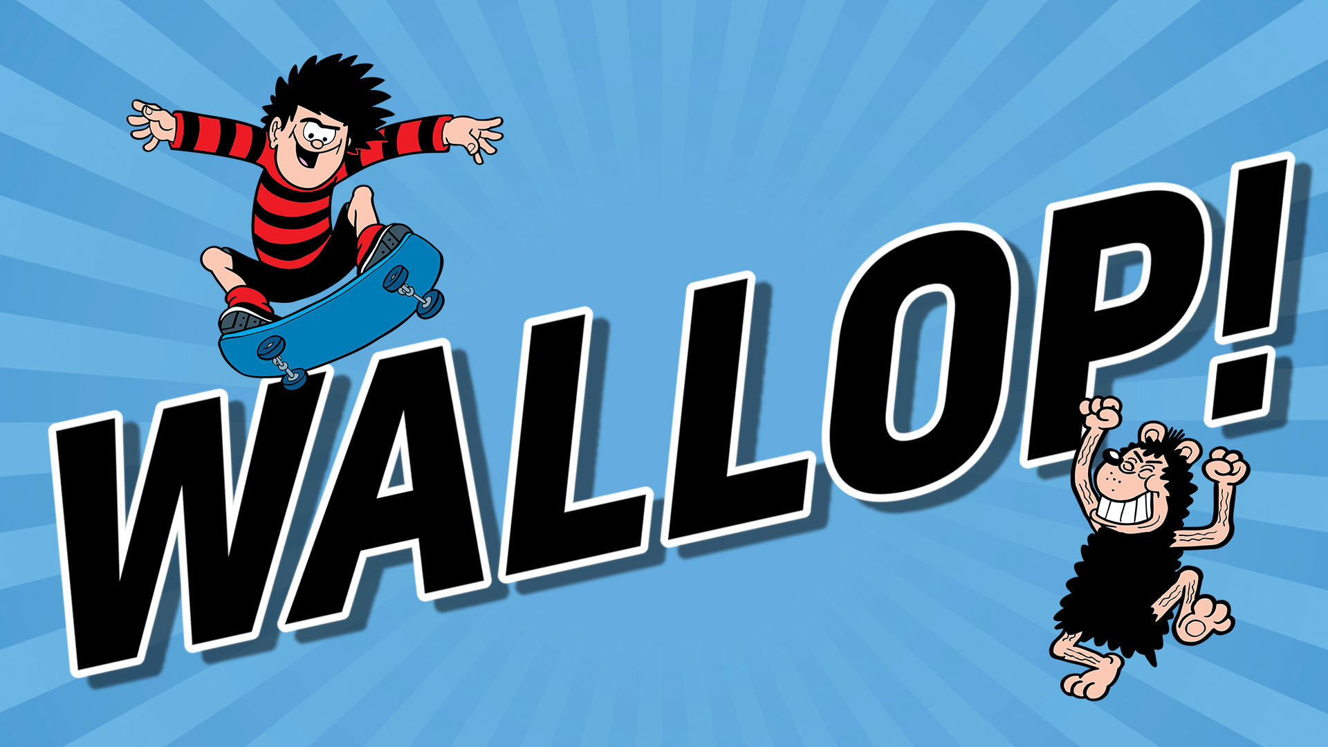 Dennis, Gnasher and the word wallop