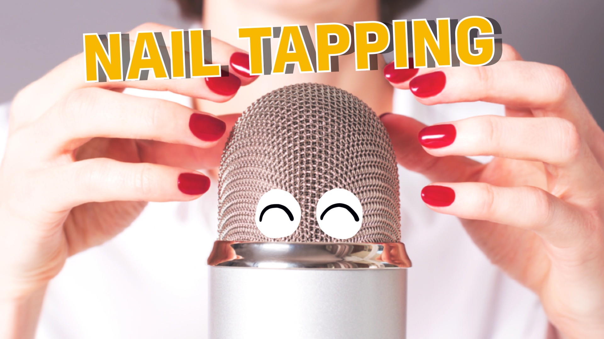 Nails tapping a microphone