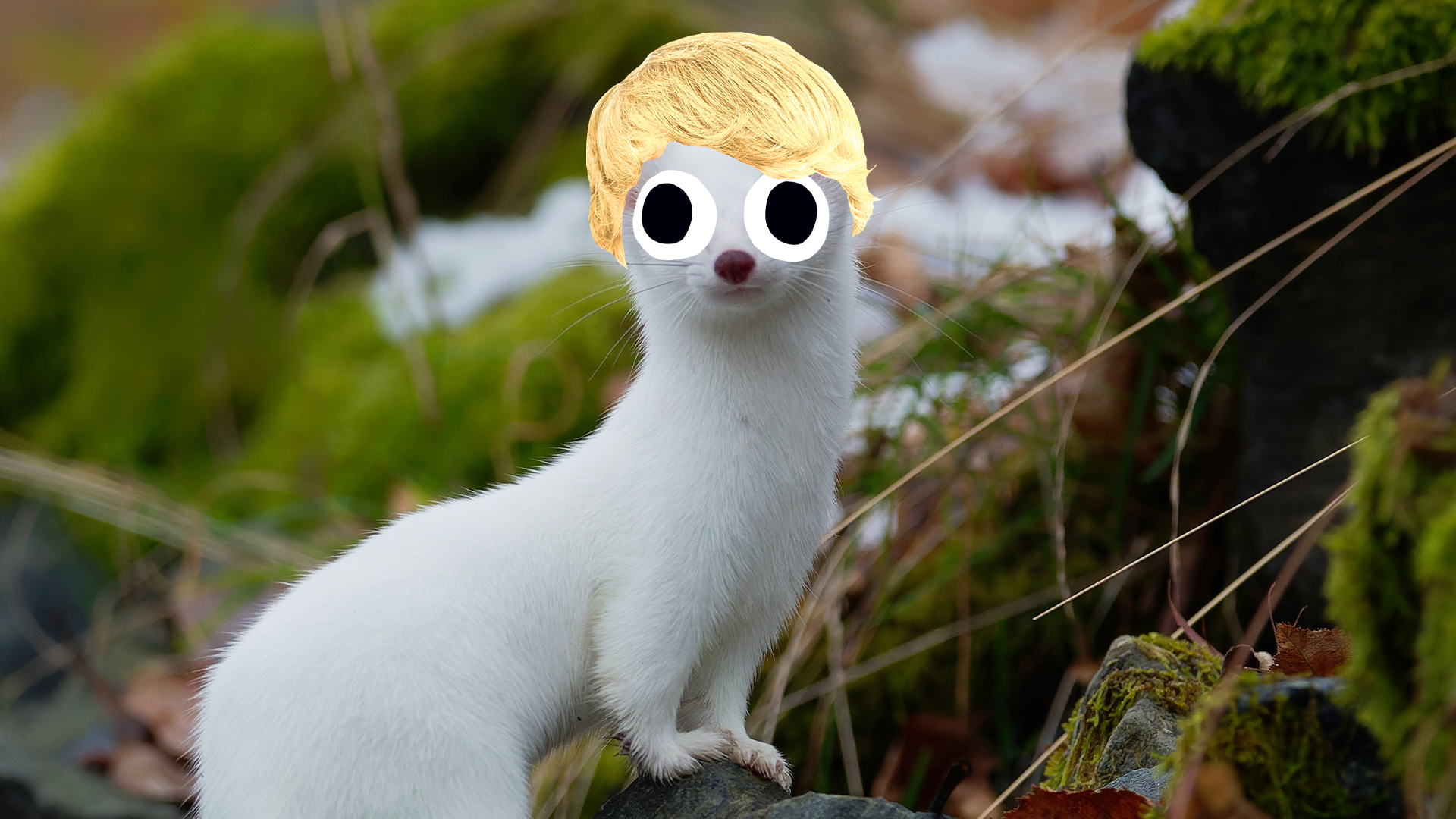 Mustelid with Draco hair