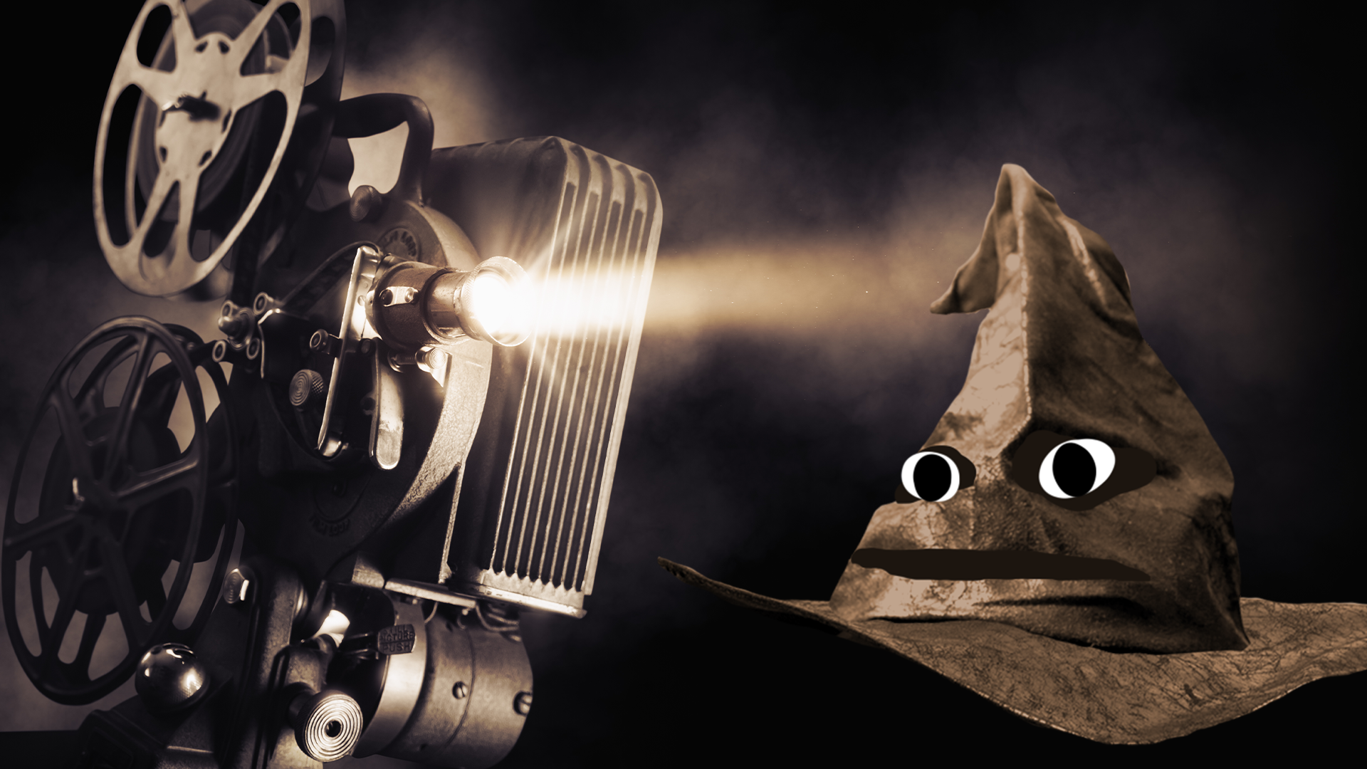 Sorting hat and movie camera