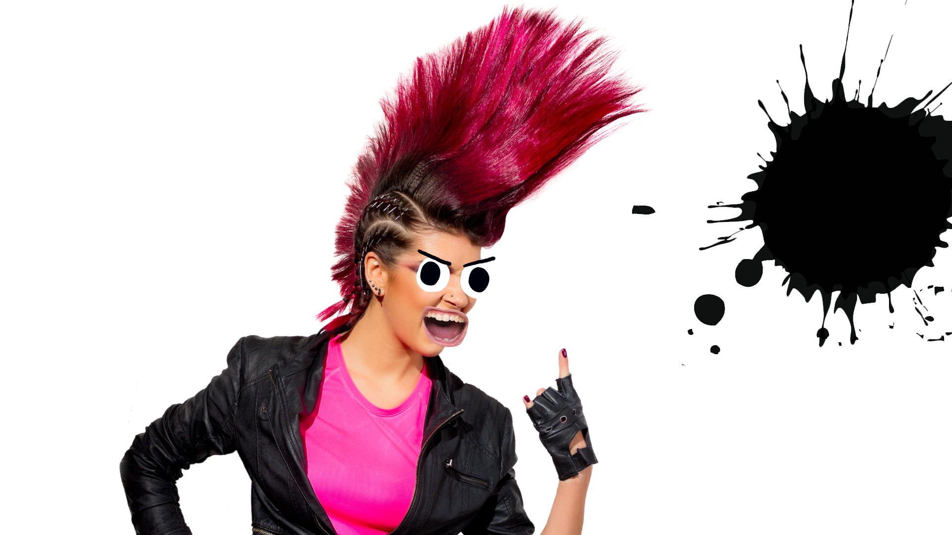 A punk with amazing hair