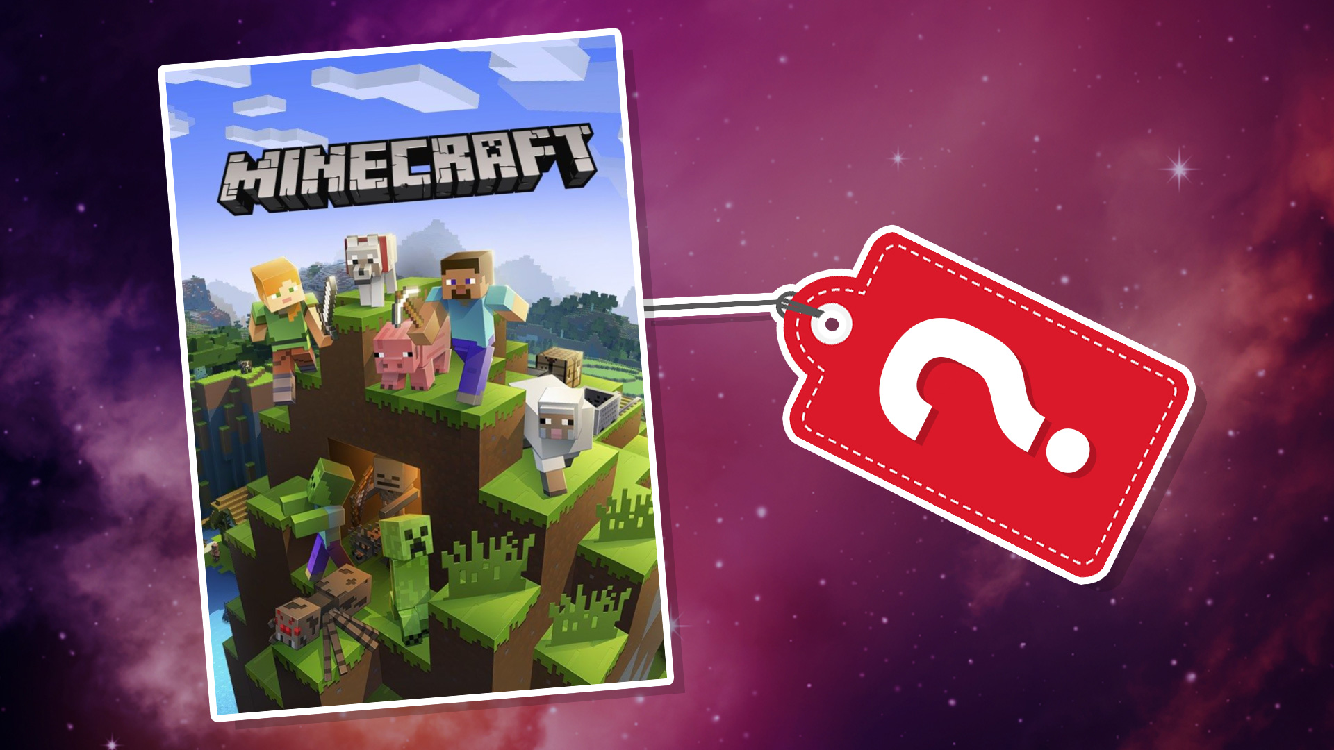 A Minecraft game and price tag