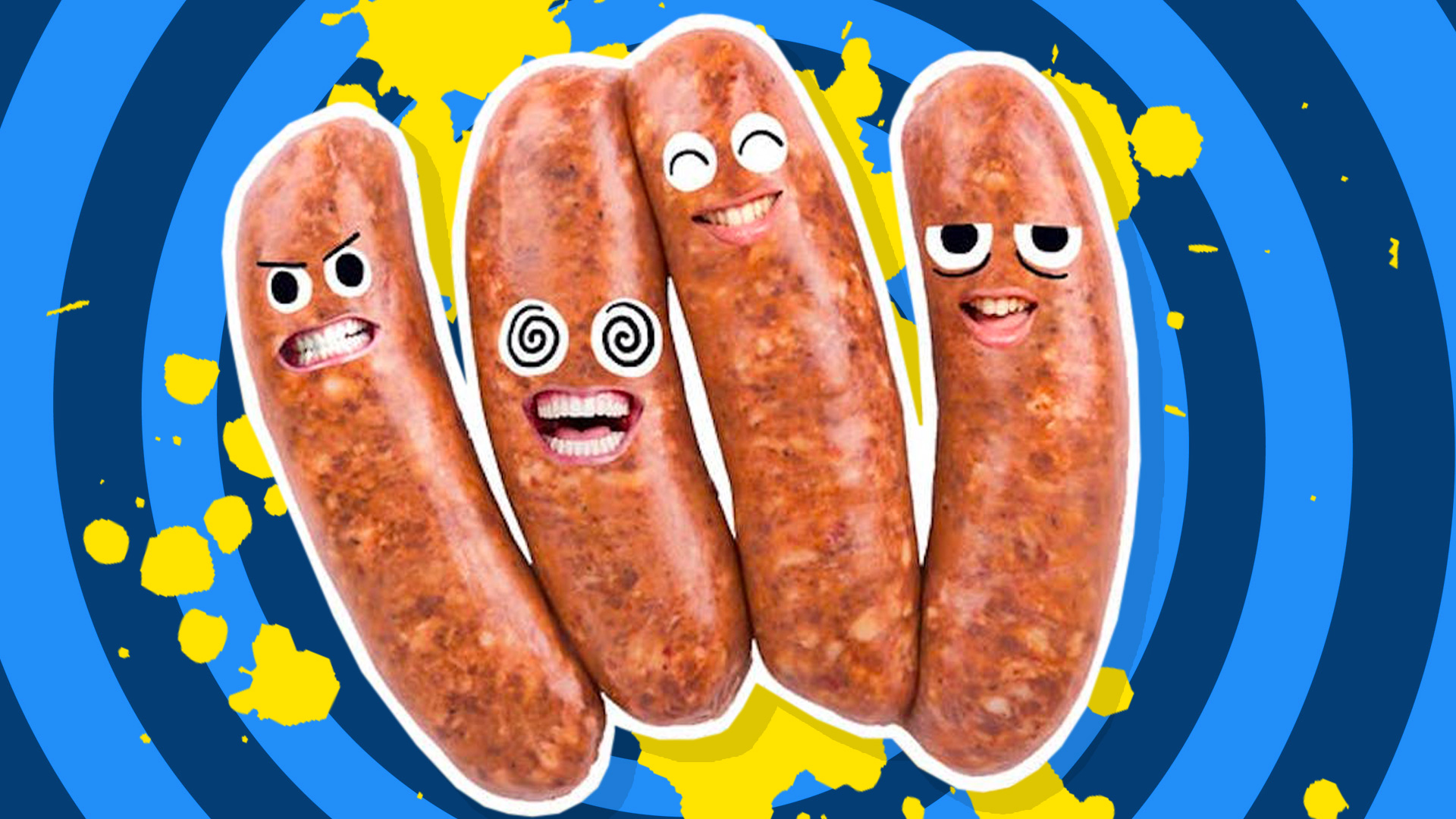 A pack of sausages 