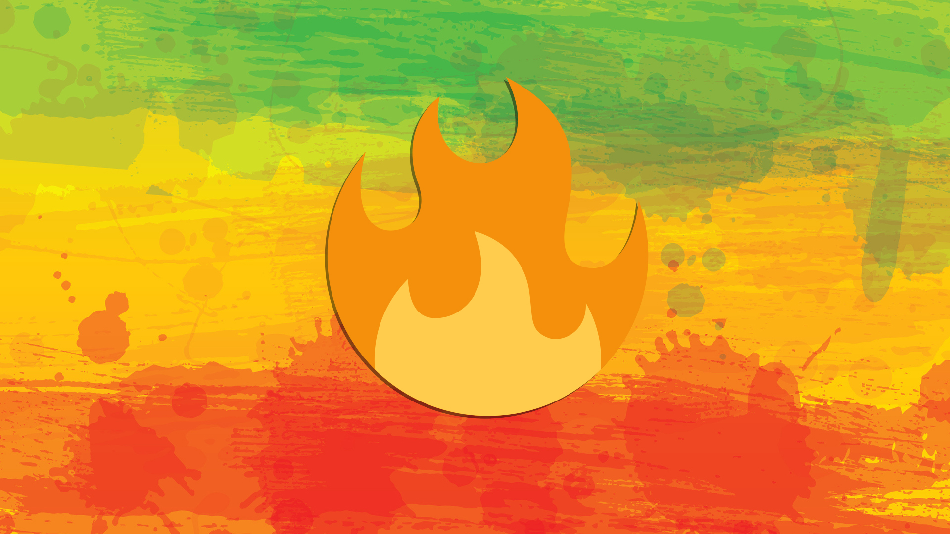 A fire emoji