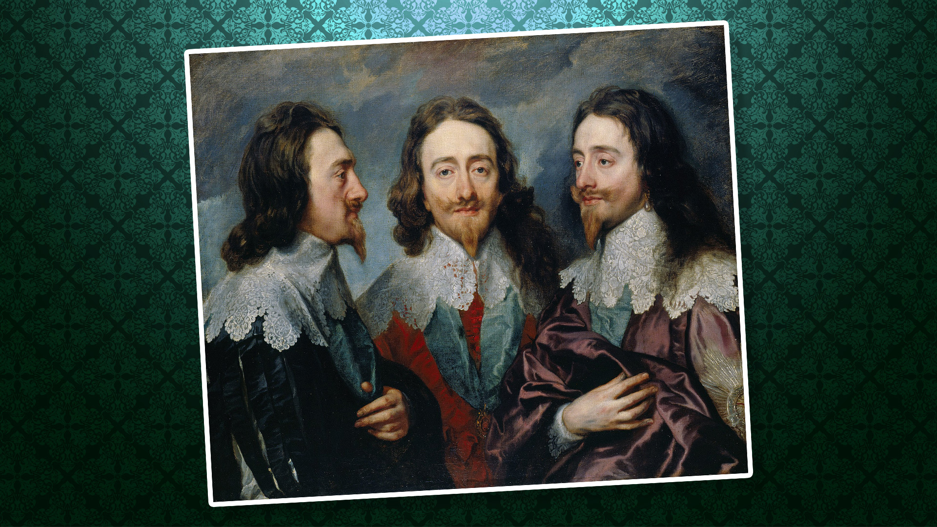 Charles I in Three Positions by van Dyck, 1635–36