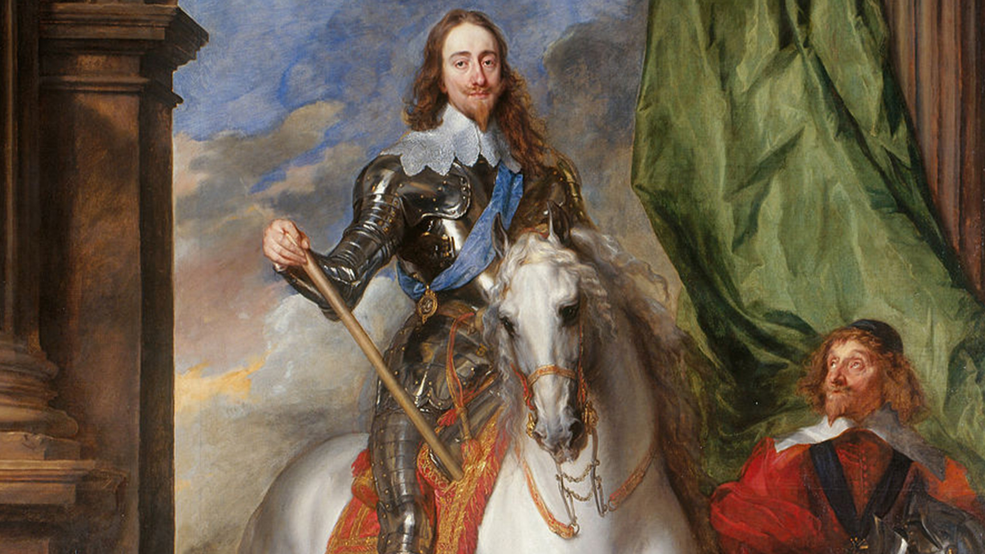 Charles I with M. de St Antoine by Anthony van Dyck, 1633
