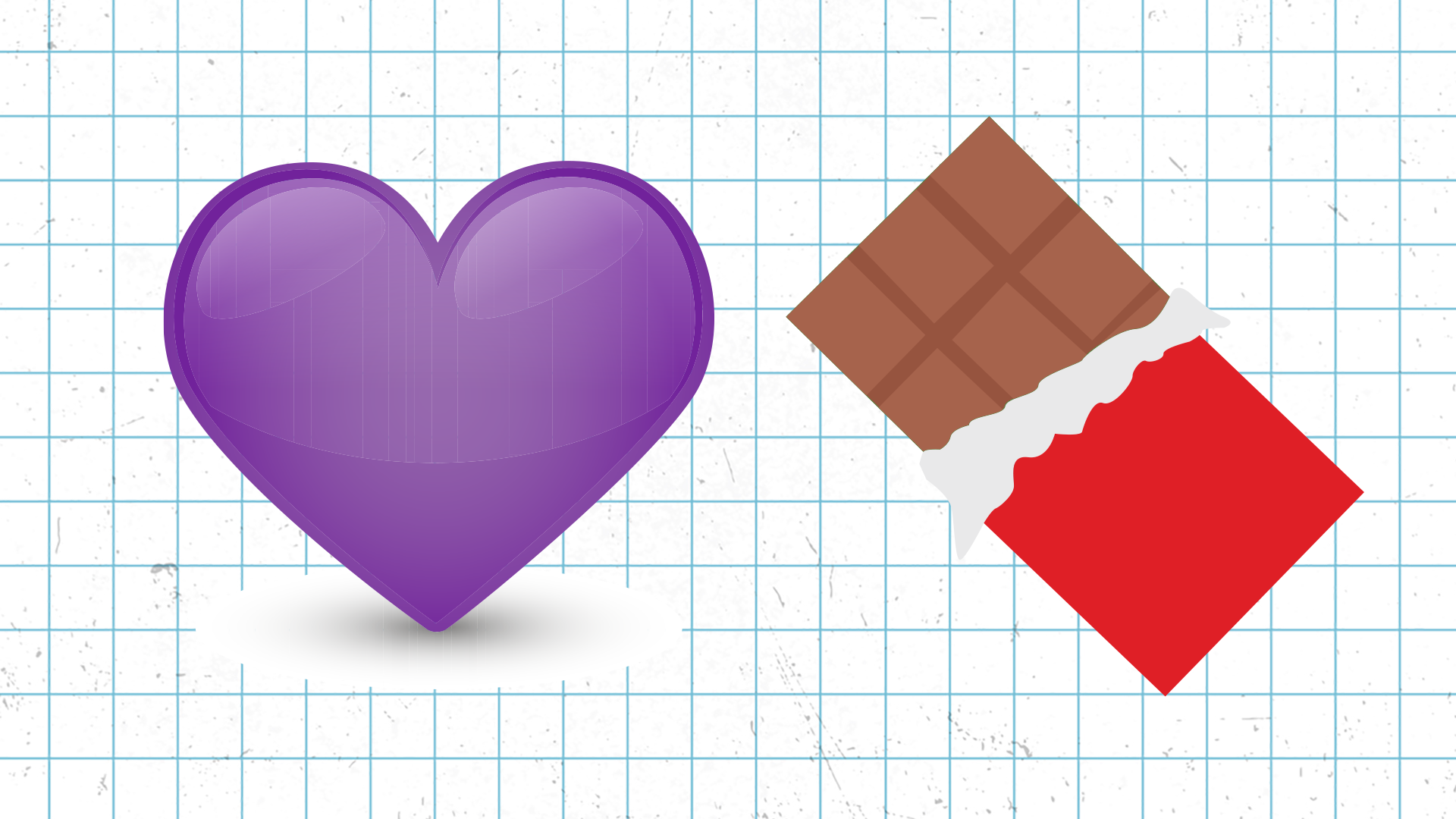 A Purple Heart and a bar of chocolate