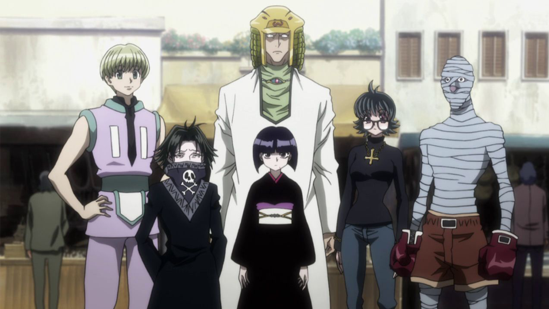 A scene from Hunter x Hunter