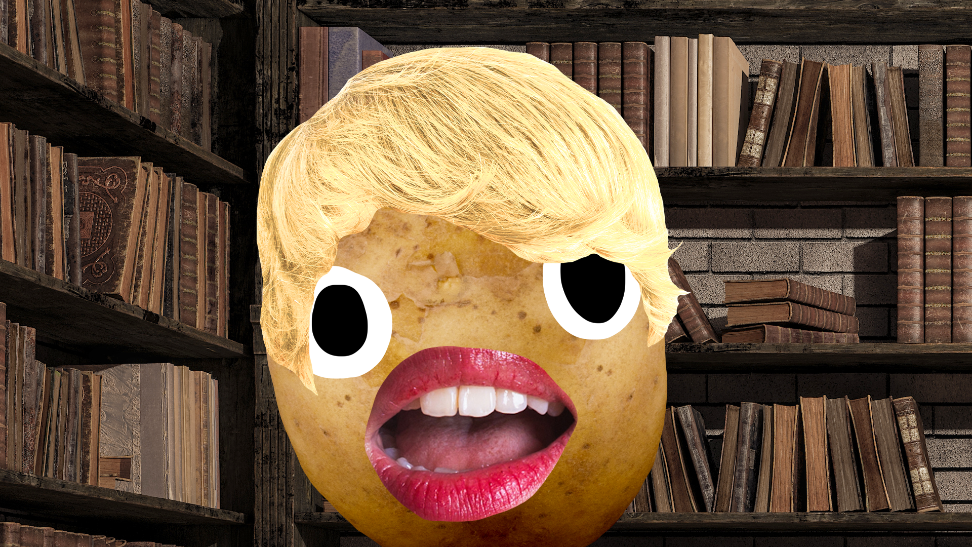Potato Gilderoy in library
