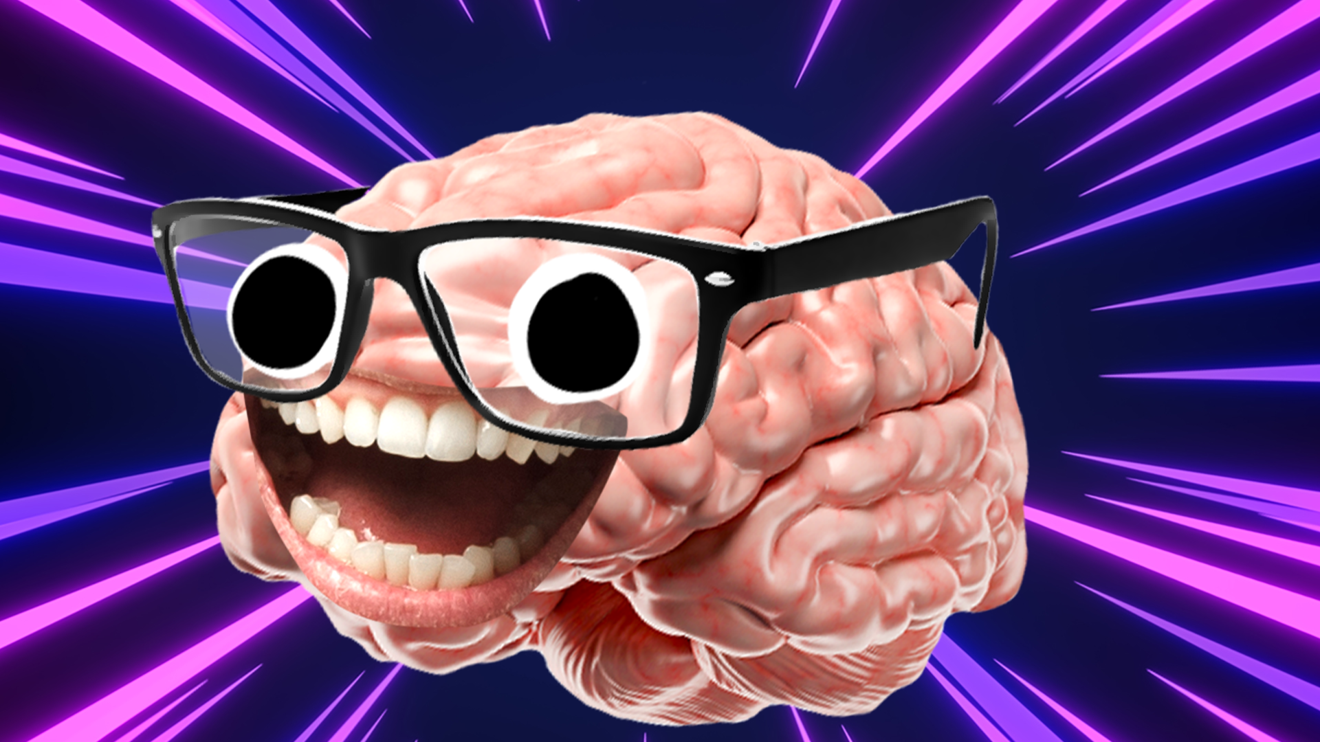 A cheery looking brain