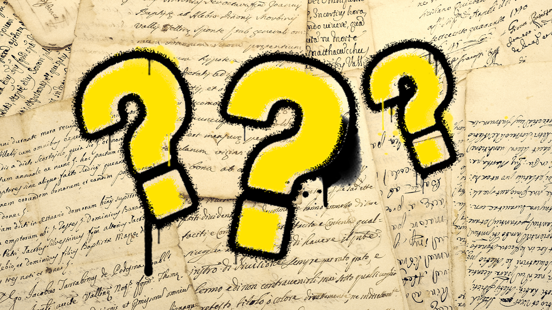 A manuscript and some question marks