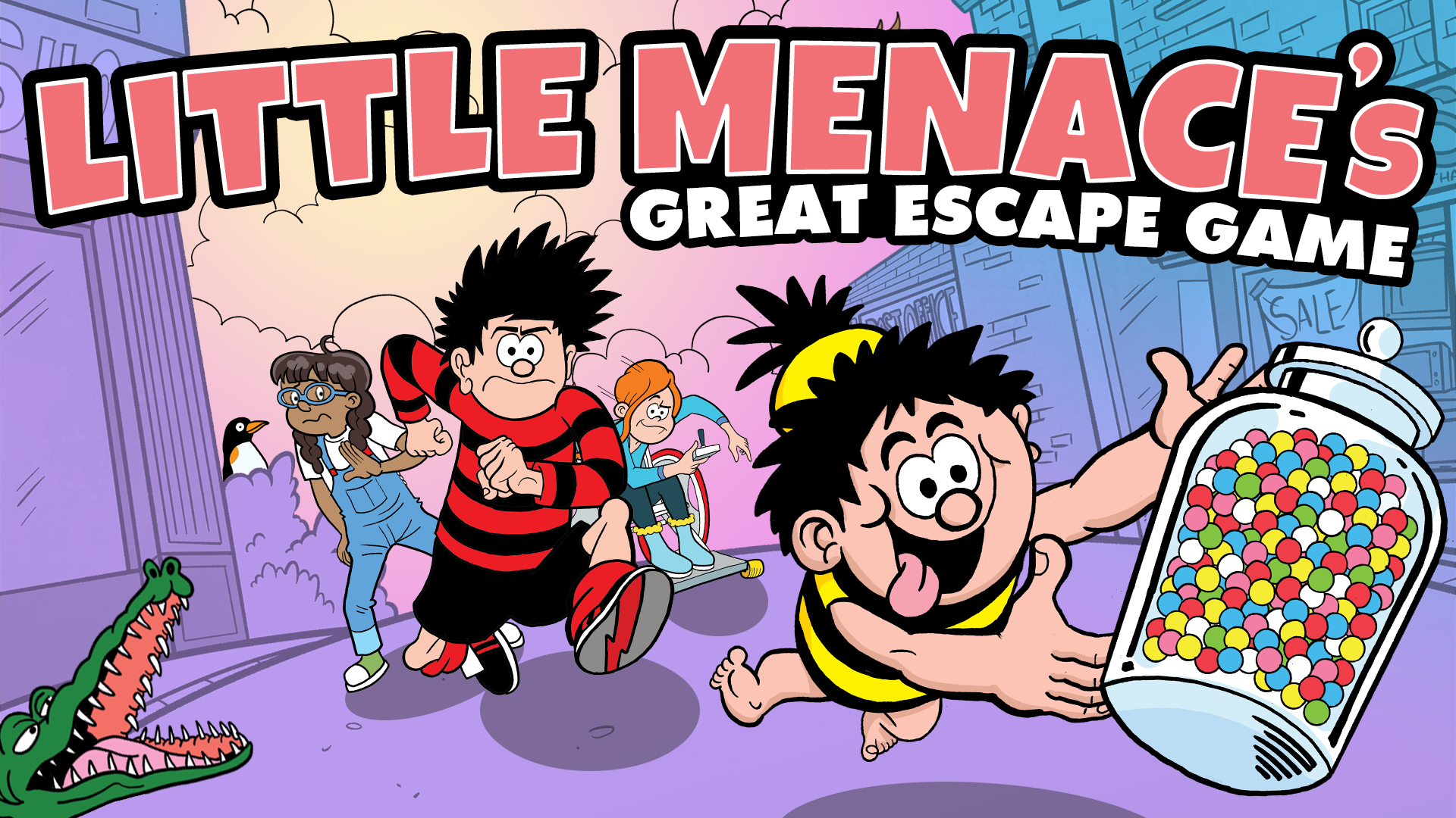 Little Menace's Great Escape Game - Baby Bea is chasing the sweets
