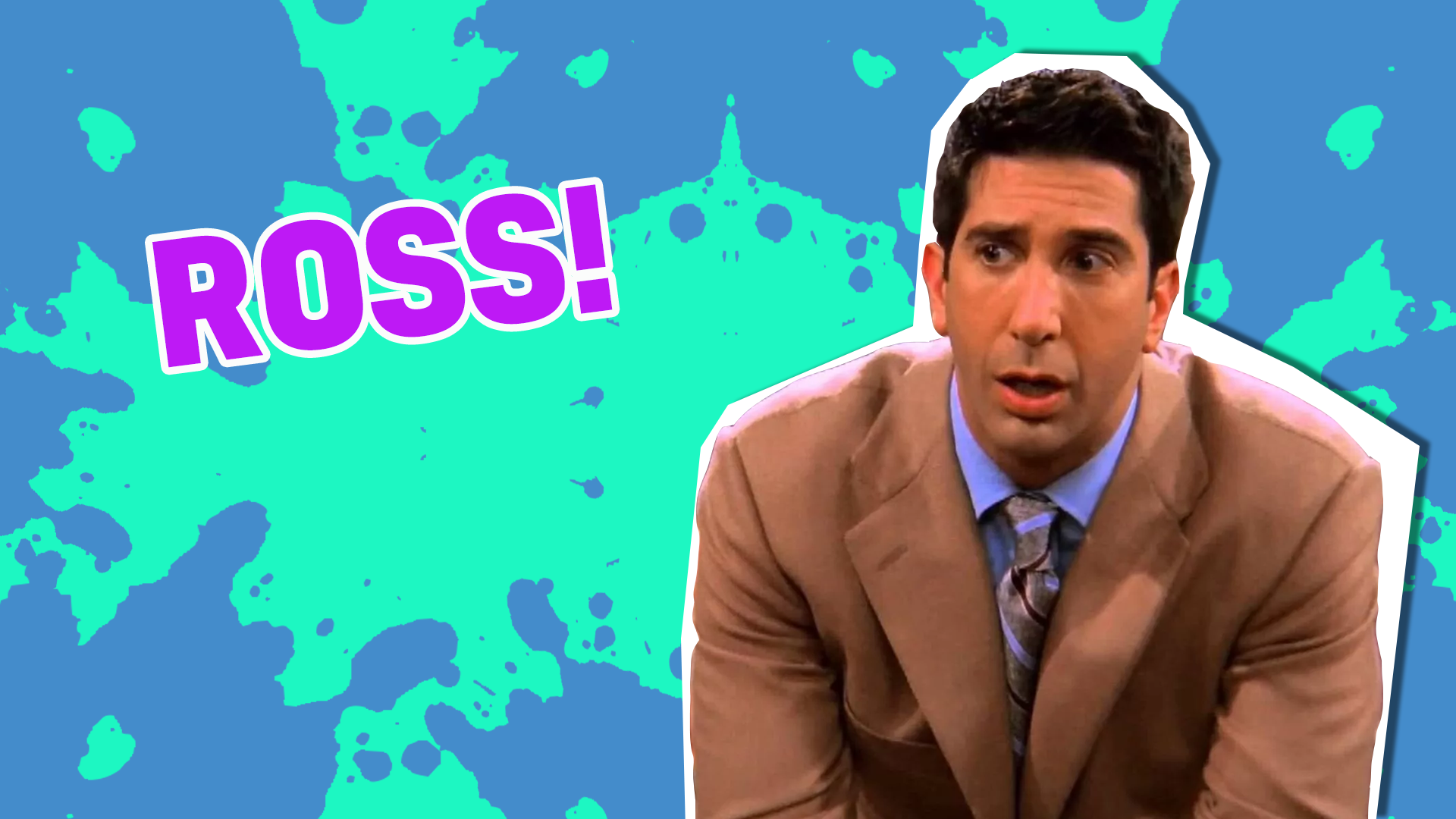 You're like Ross! You're clever, a natural leader and you probably love monkeys! You can be a BIT uptight sometimes, but you're just trying to follow the rules!
