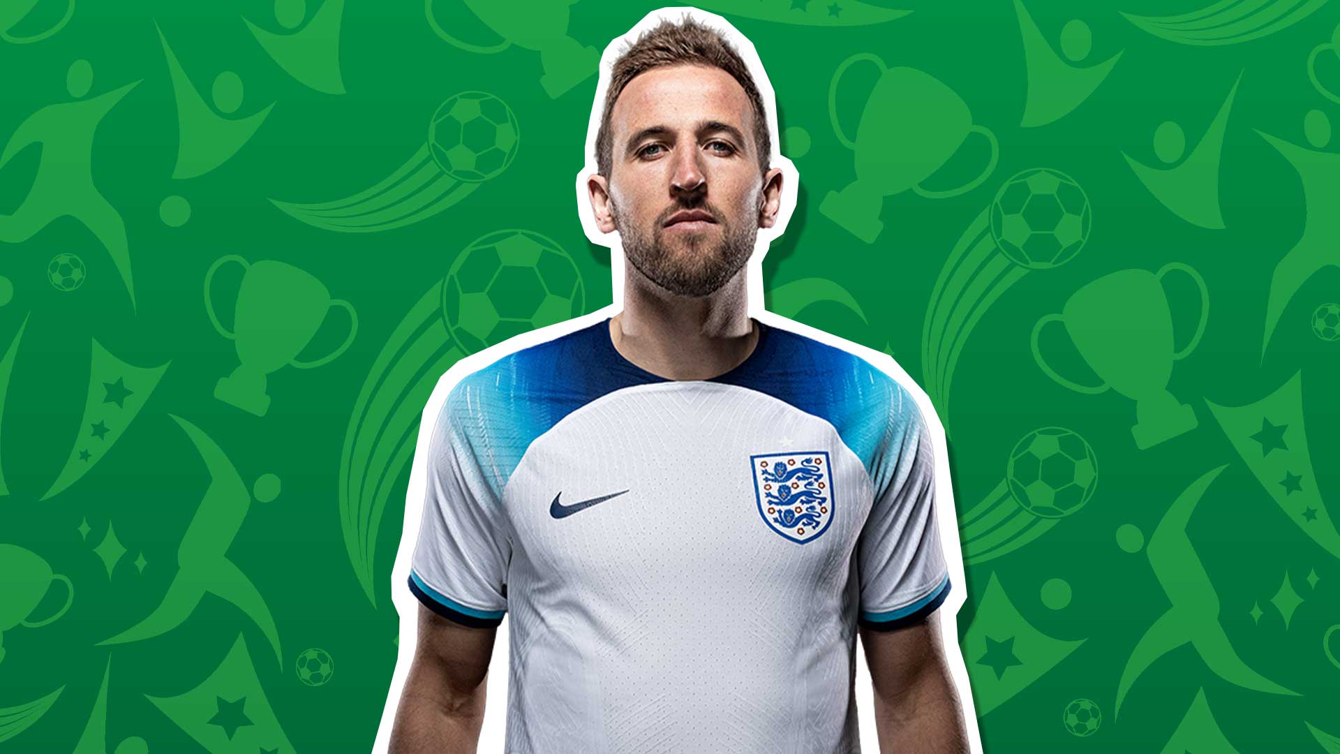 Harry Kane in an England shirt 2023
