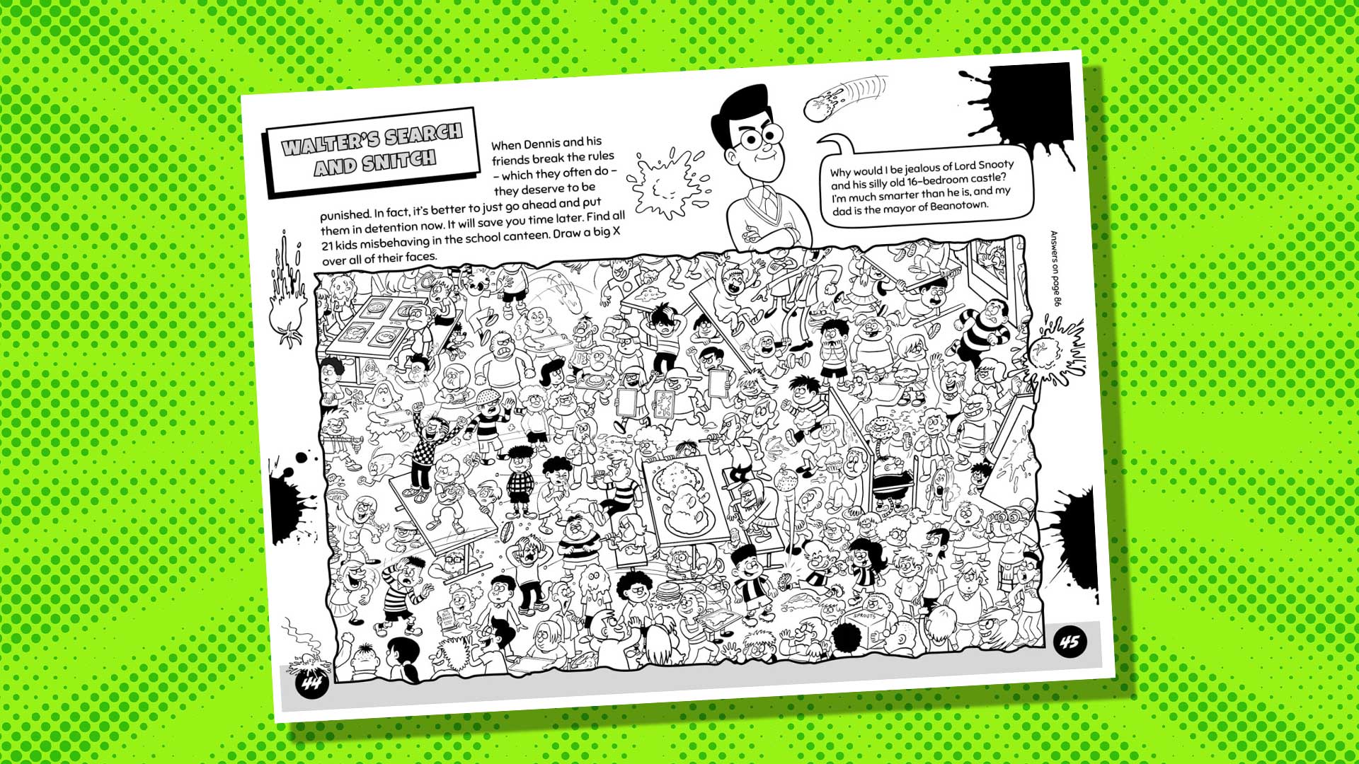 A sample of Beano Pocket Puzzles