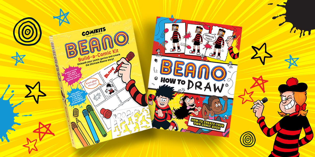 Win a Beano How to Draw and Beano Build a Comic Kit