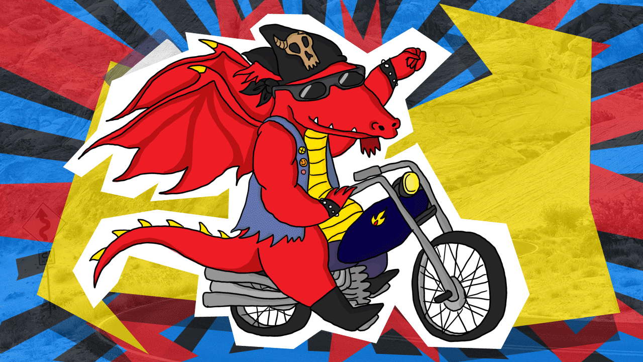 biker dragon