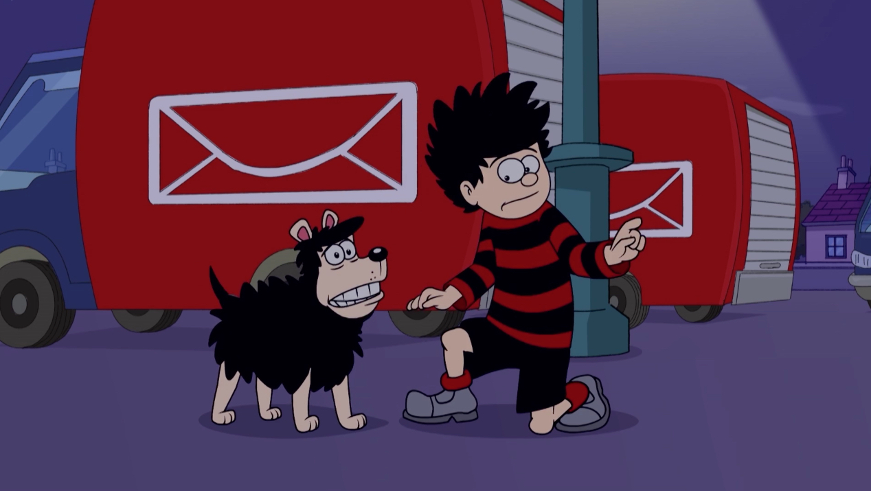 Dennis The Menace and Gnasher in The Gnashinator