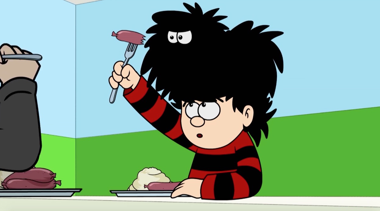 Dennis The Menace and Gnasher in Picture Prefect