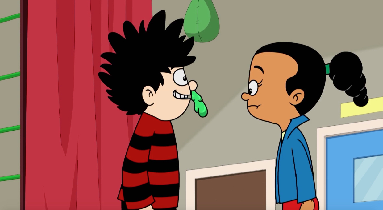 Dennis The Menace and Gnasher in The Show Mustn't Go On