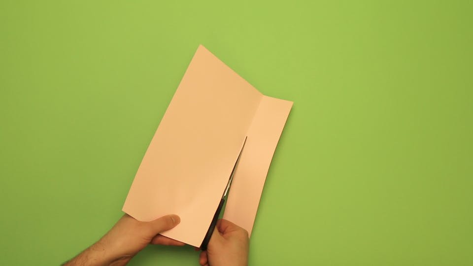 Fold and trim the paper