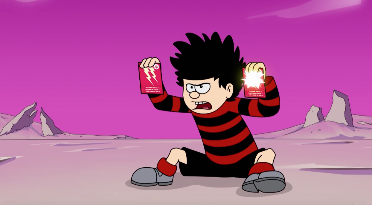 Dennis The Menace and Gnasher in The Omega Menace