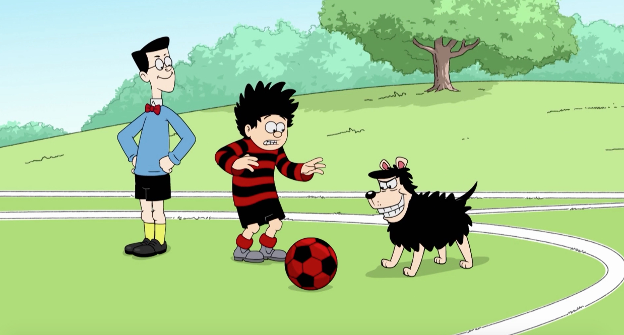 Dennis The Menace and Gnasher in No Match For Dennis