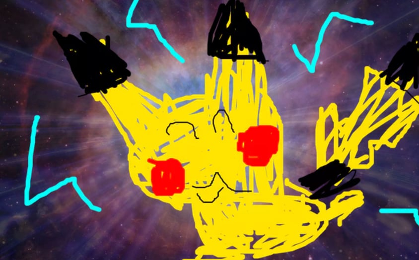 Pikachu in space!
