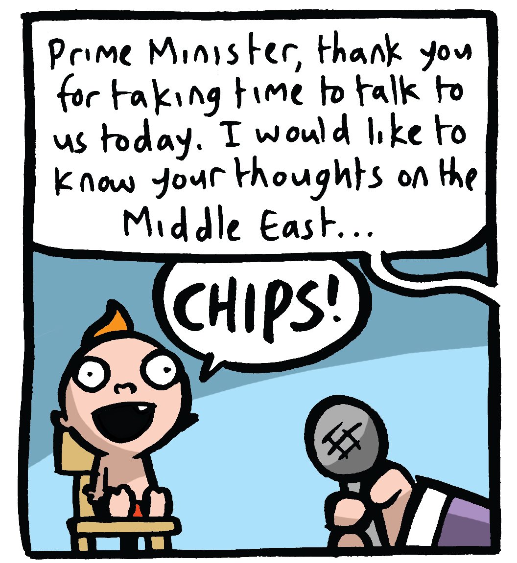With our new Prime Minister!