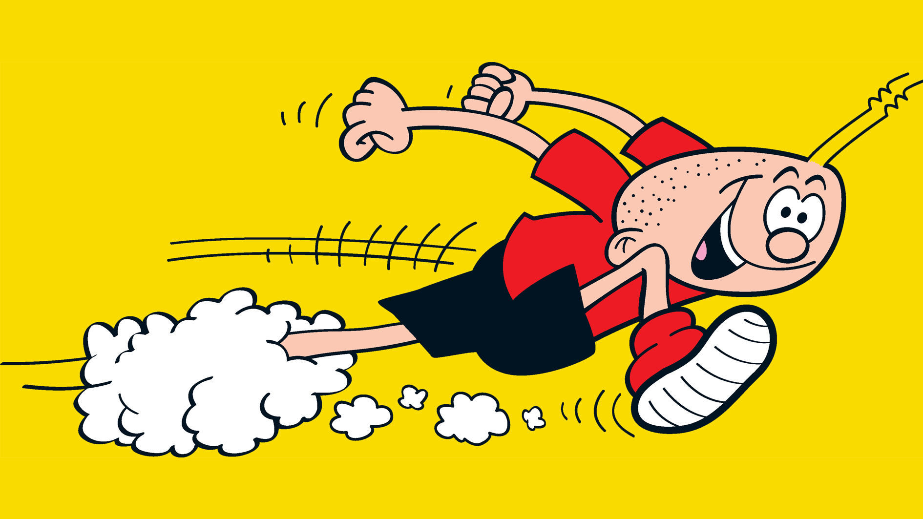 Billy Whizz from Beano - The Fastest Boy in the World
