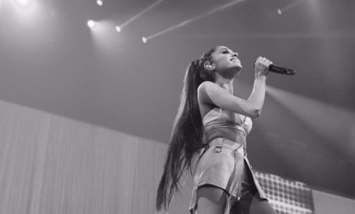 Ariana Grande performing