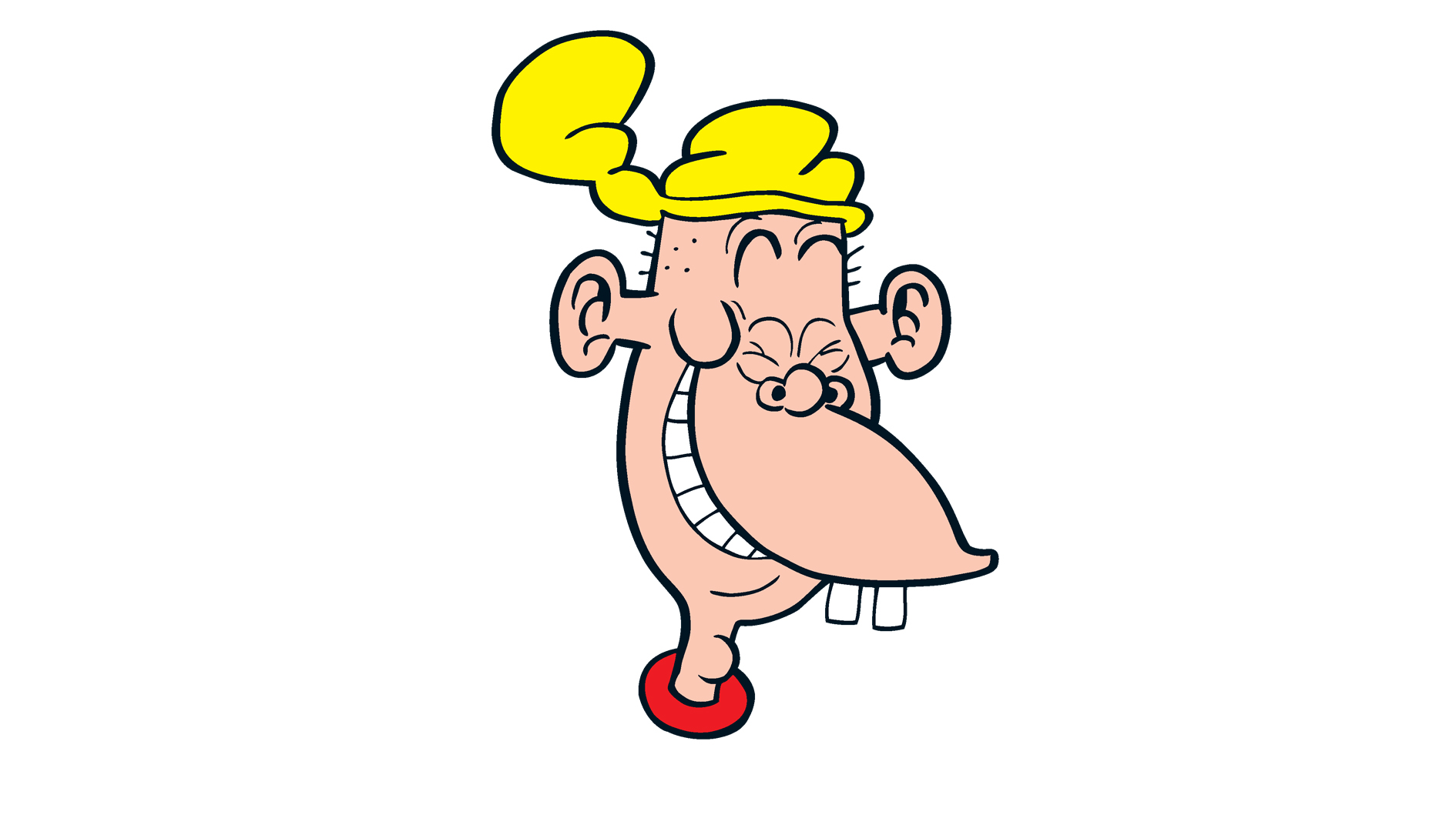 Plug from Beano's The Bash Street Kids knows he's beautiful where it counts... on the outside!