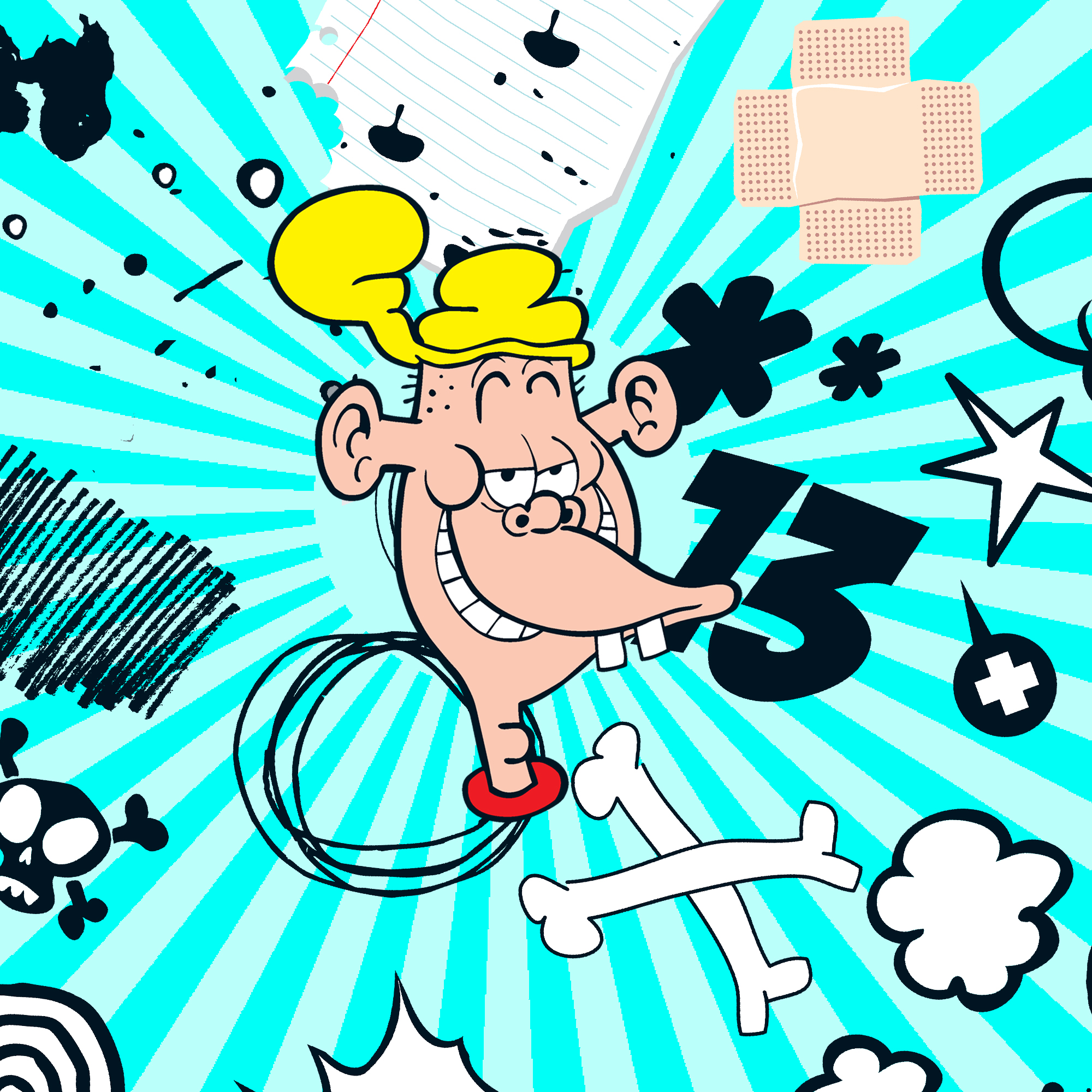 Plug is the most handsome member of Beano's Bash Street Kids