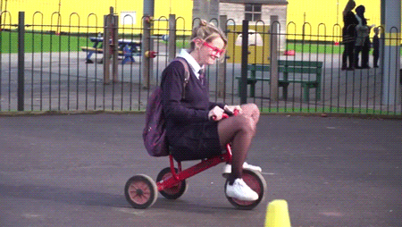 Taylor Tyler school tricycle