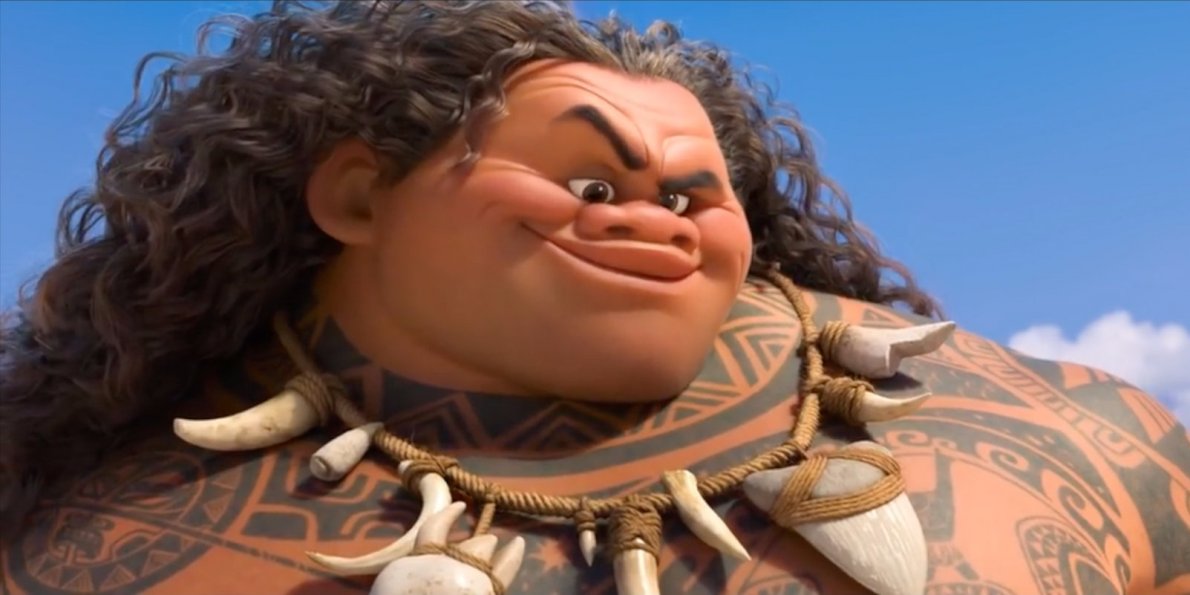 The Rock's character in Moana