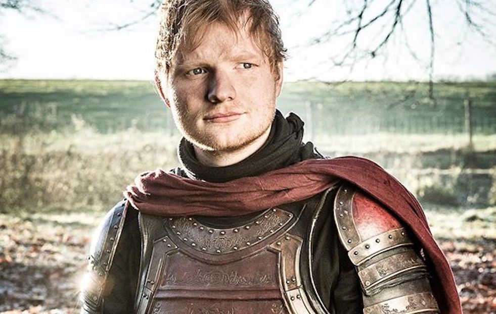 Ed Sheeran song lyrics - Ed in Game Of Thrones