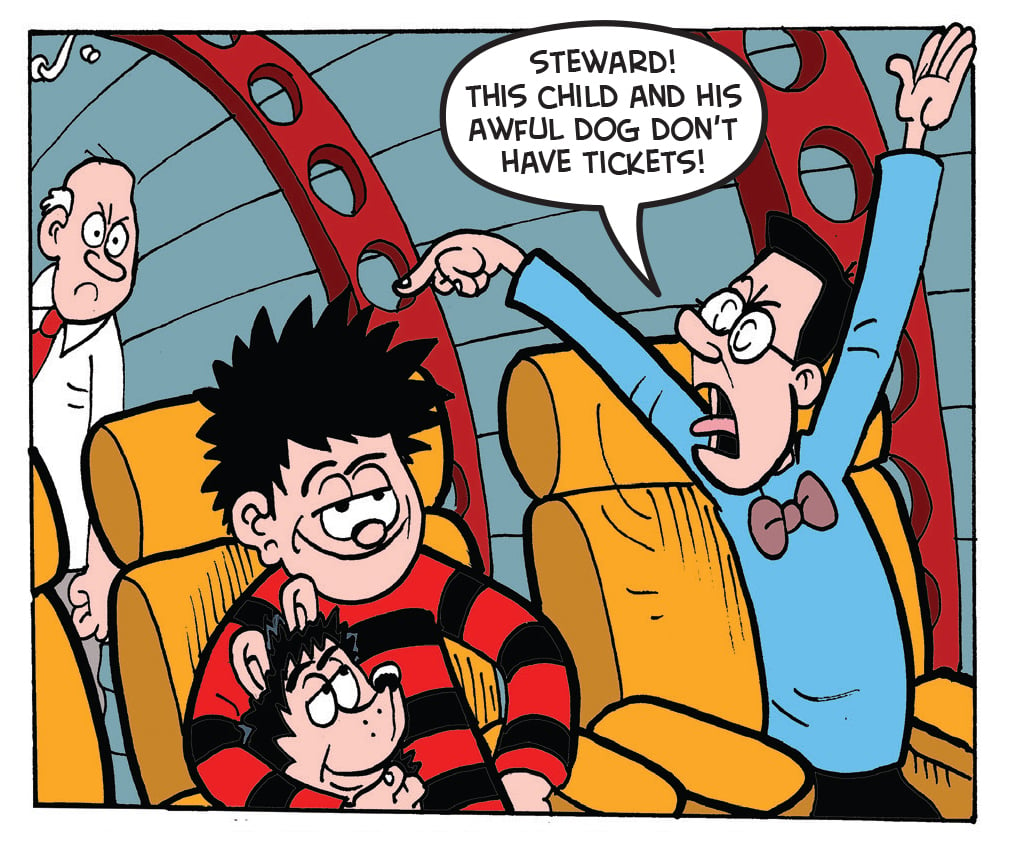 Dennis the Menace lost in space