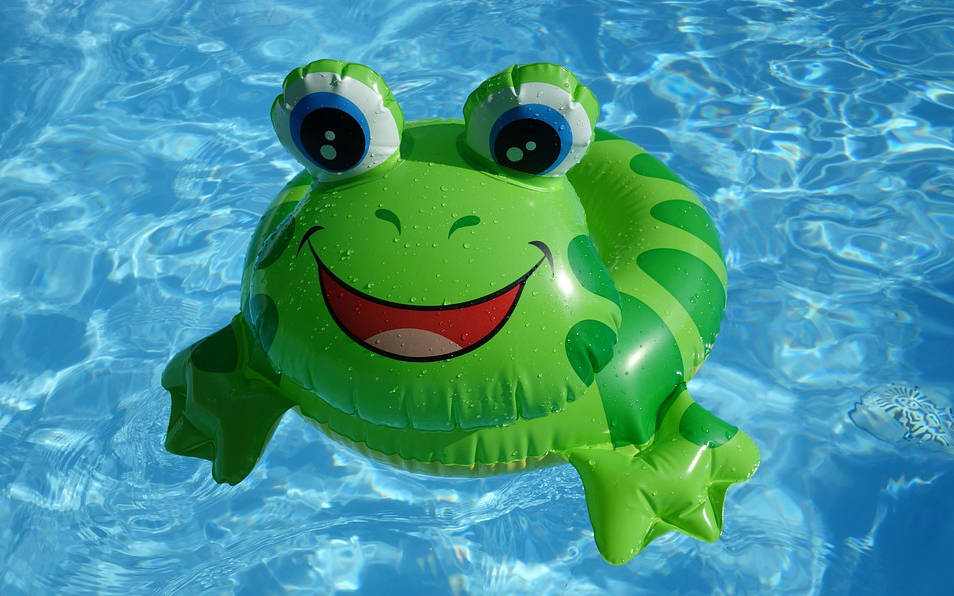 Floating frog