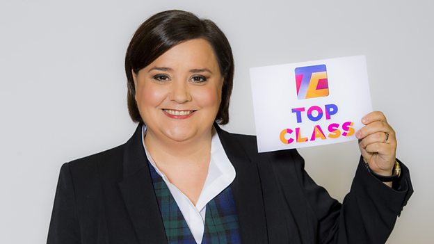 Susan Calman hosts Top Class on CBBC